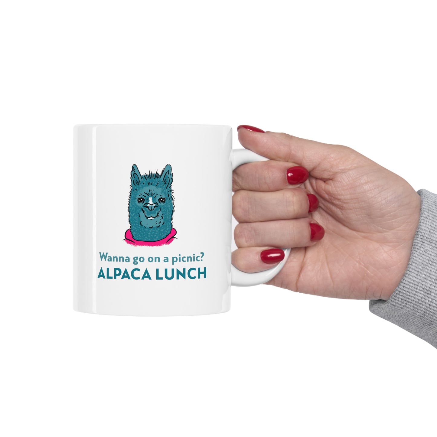 Alpacha Lunch Ceramic Mug 11oz