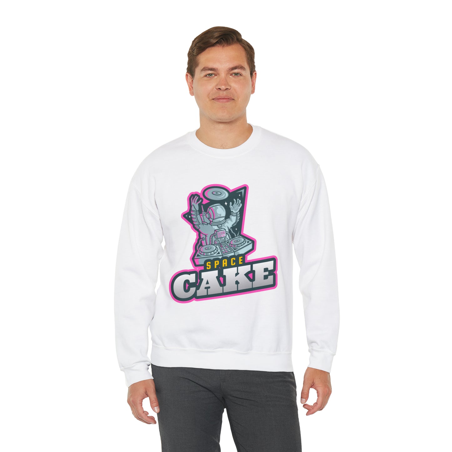 SPACE CAKE Unisex Heavy Blend™ Crewneck Sweatshirt