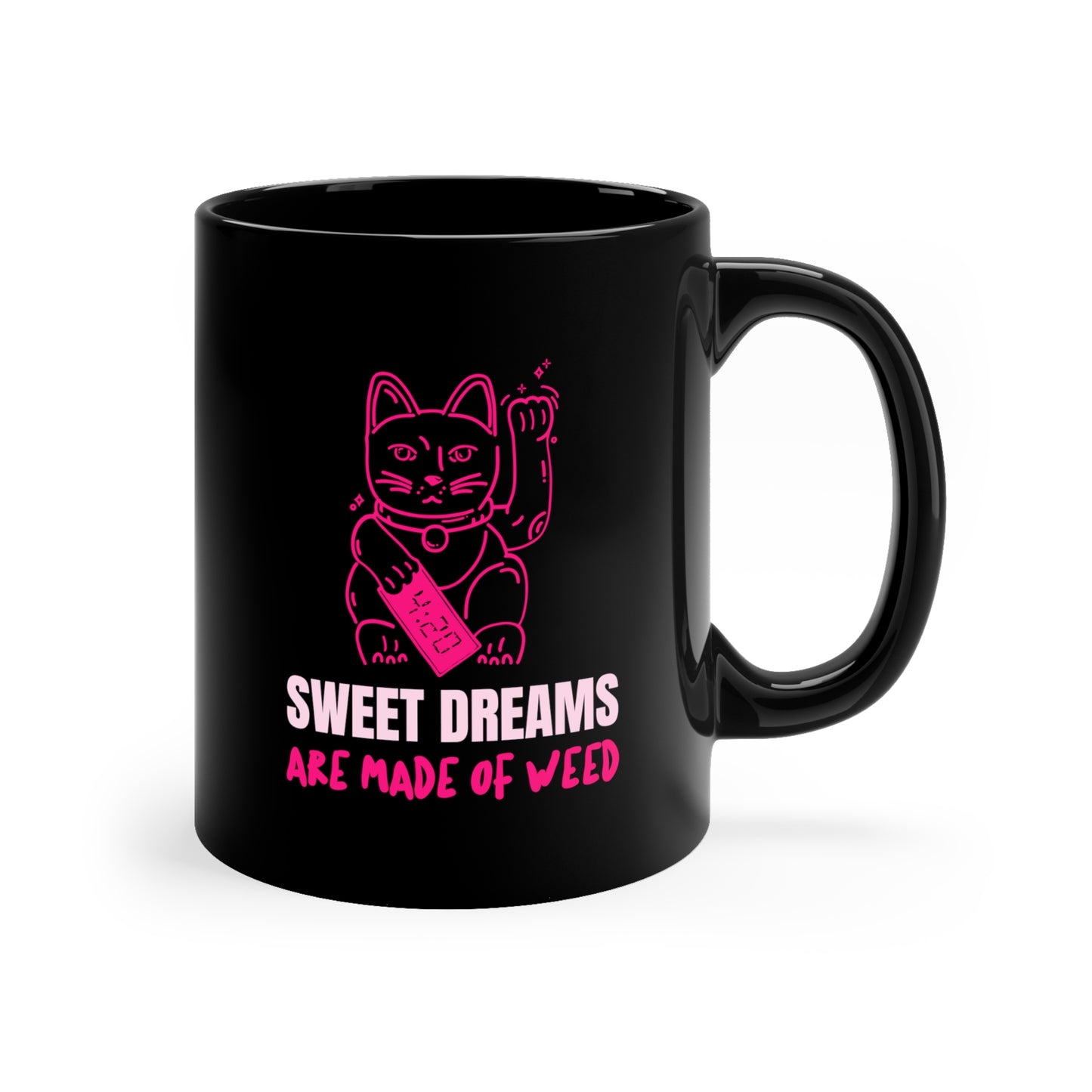 SWEET DREAMS Black mug 11oz