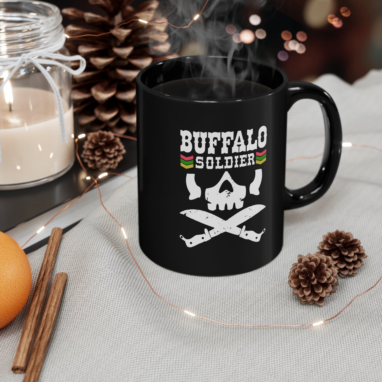 BUFFALO SOLDIER Black mug 11oz