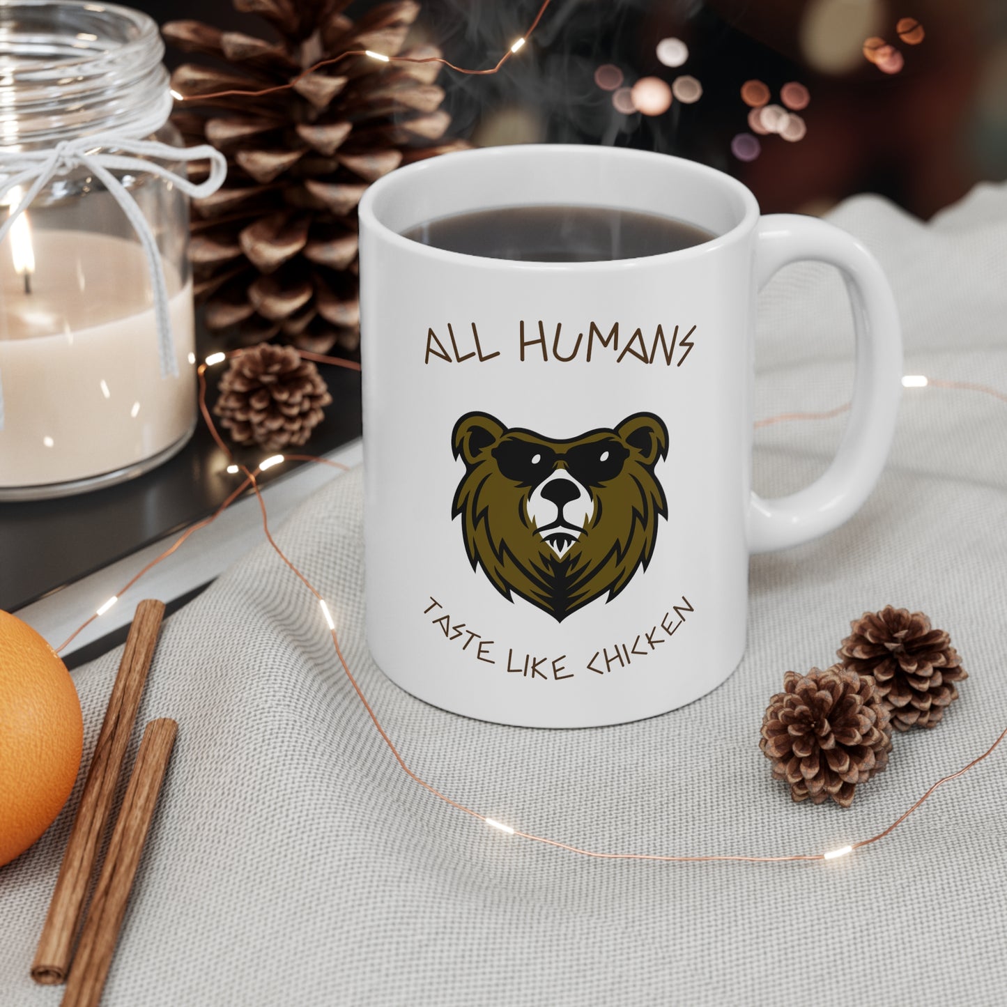 TASTES LIKE CHICKEN MUG