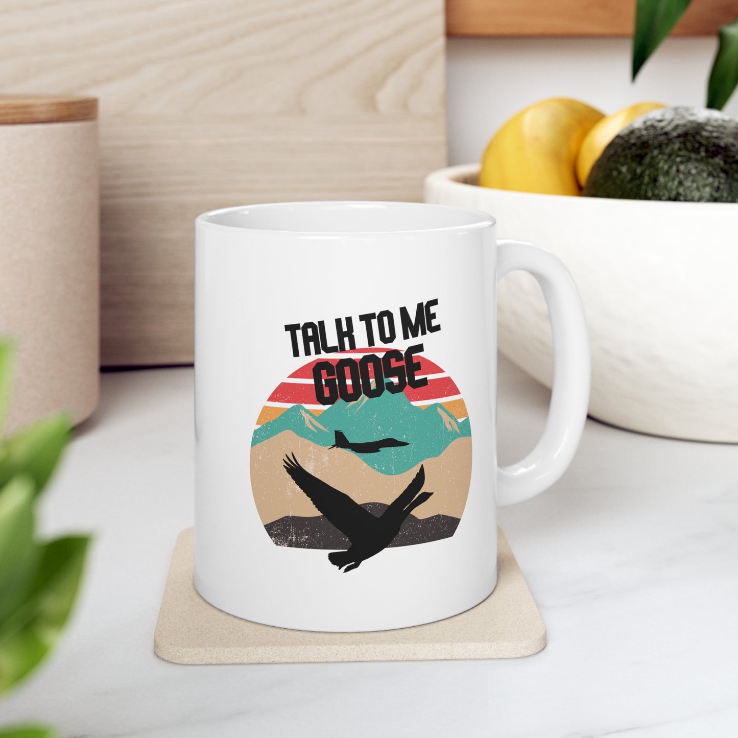 TALK TO ME GOOSE Ceramic Mug 11oz