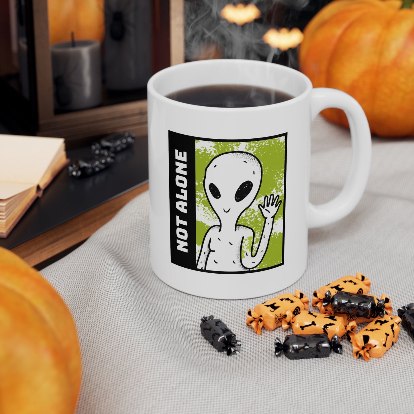 NOT ALONE MUG