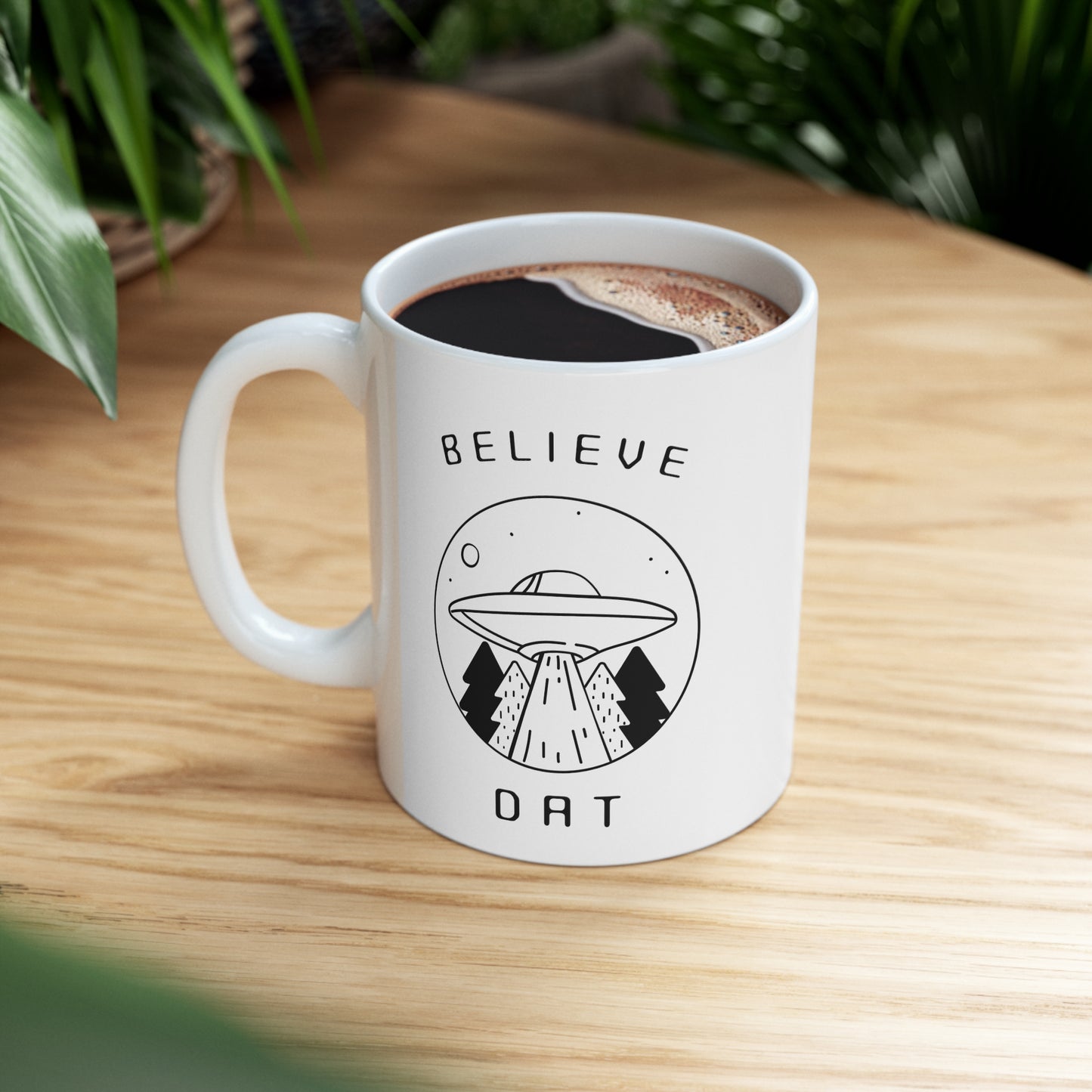 BELIEVE DAT MUG