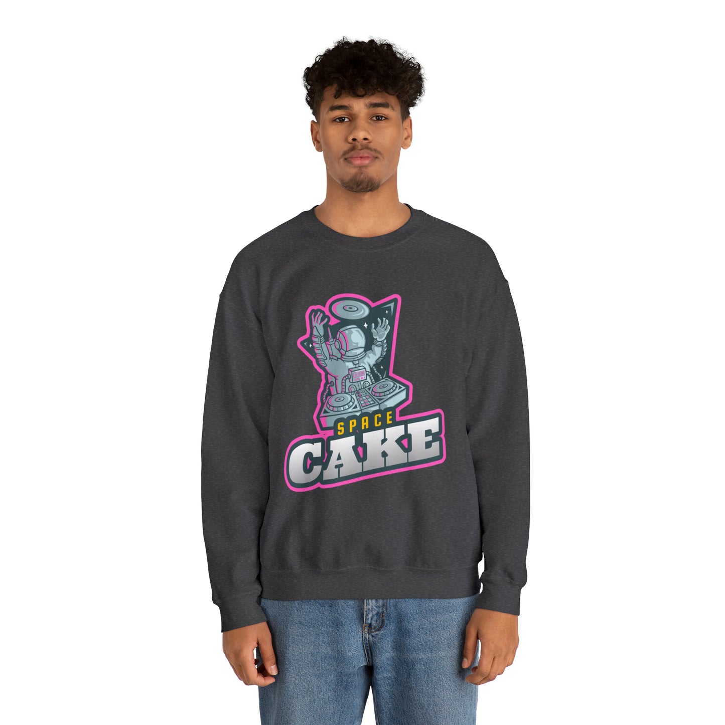 SPACE CAKE Unisex Heavy Blend™ Crewneck Sweatshirt