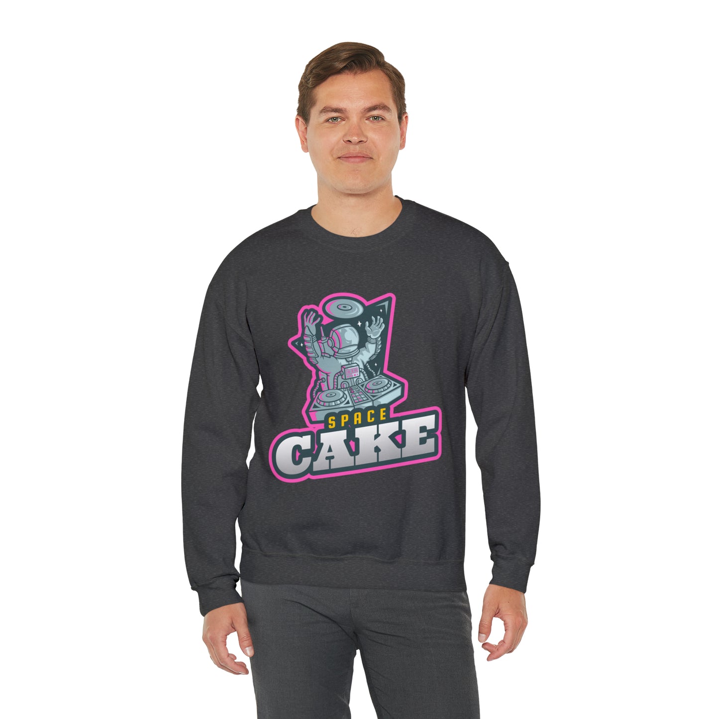 SPACE CAKE Unisex Heavy Blend™ Crewneck Sweatshirt