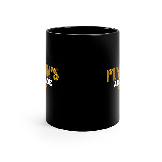 FLYNN'S Black mug 11oz