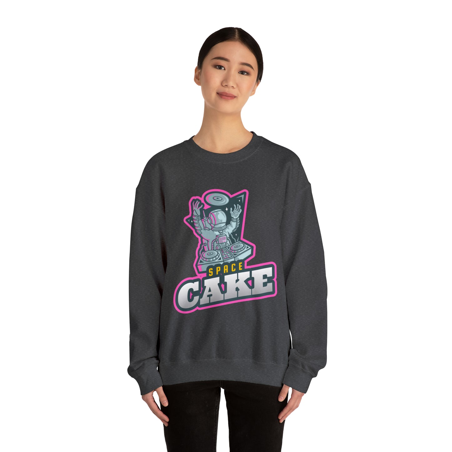 SPACE CAKE Unisex Heavy Blend™ Crewneck Sweatshirt