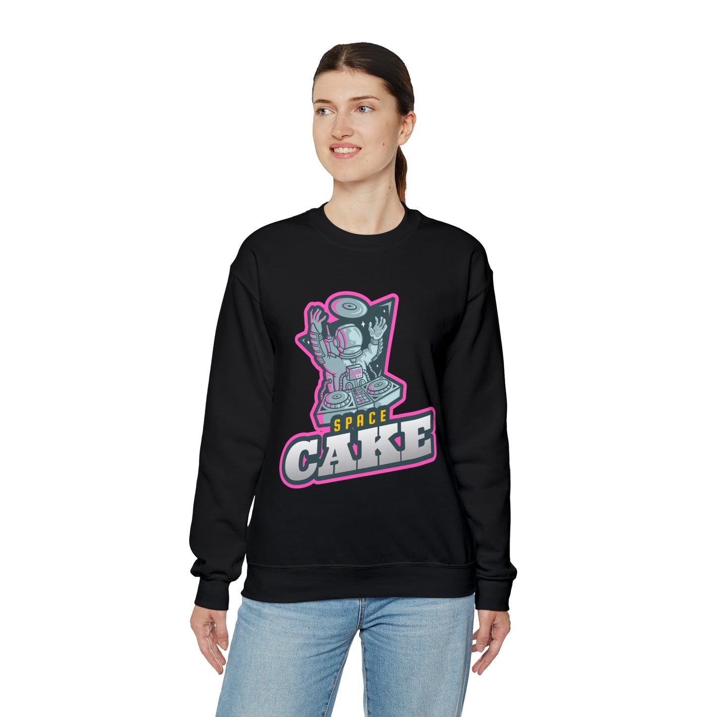 SPACE CAKE Unisex Heavy Blend™ Crewneck Sweatshirt