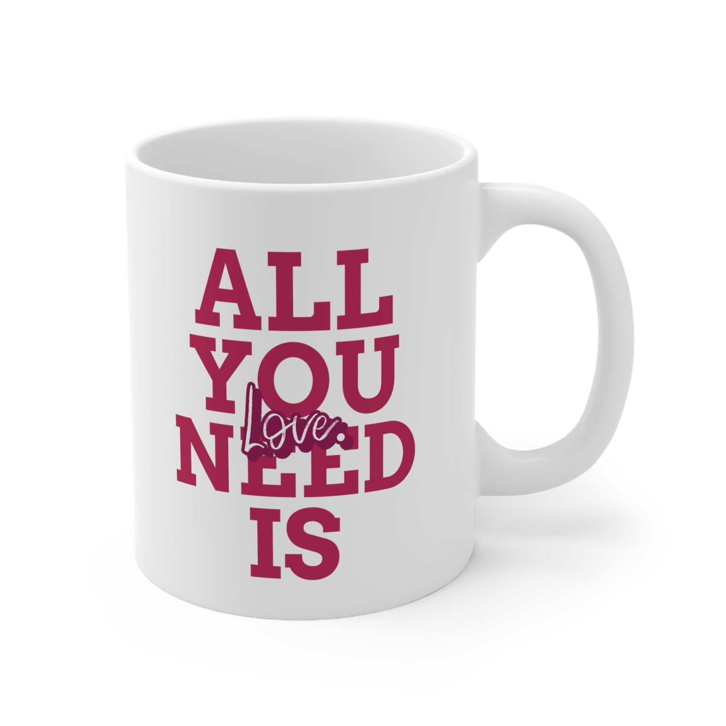 ALL YOU NEED IS LOVE MUG