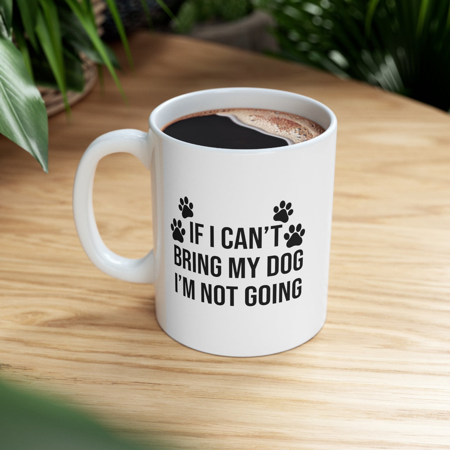 I'M NOT GOING MUG