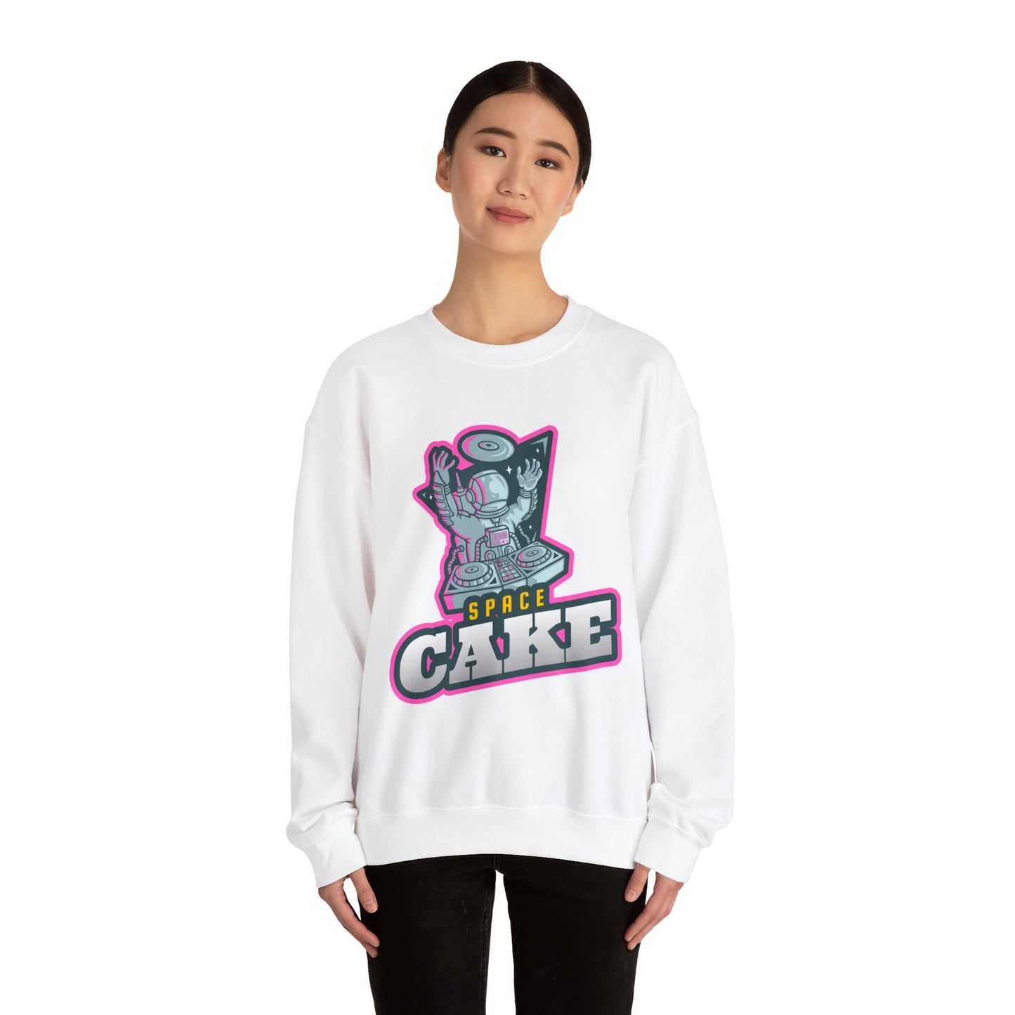 SPACE CAKE Unisex Heavy Blend™ Crewneck Sweatshirt