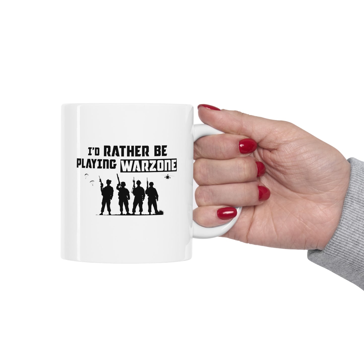 I'D RATHER BE PLAYING WARZONE MUG