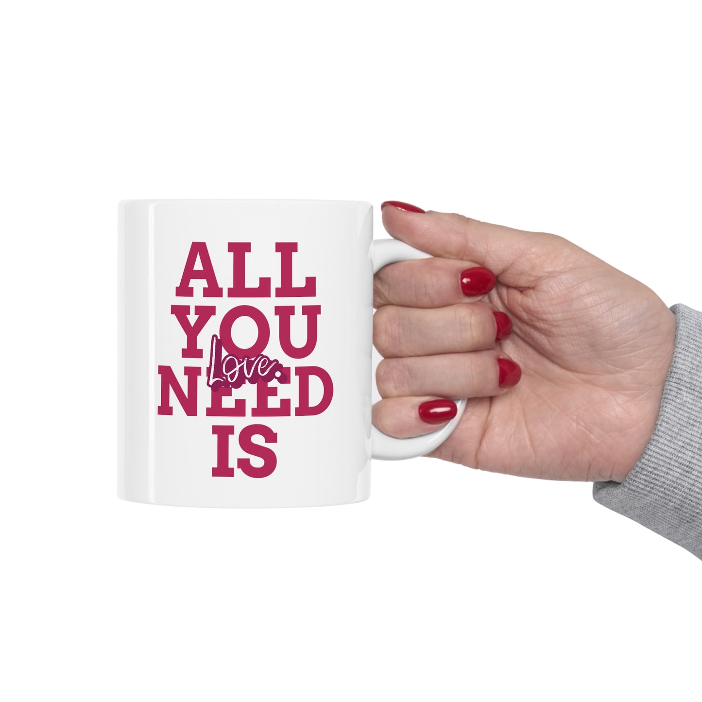 ALL YOU NEED IS LOVE MUG