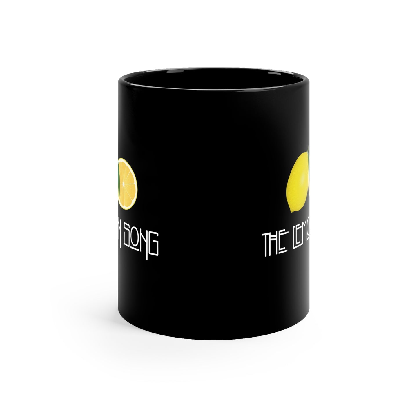 THE LEMON SONG Black mug 11oz