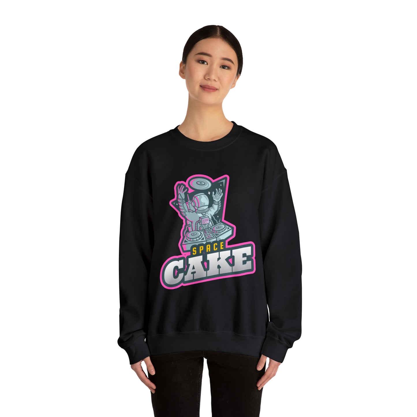 SPACE CAKE Unisex Heavy Blend™ Crewneck Sweatshirt