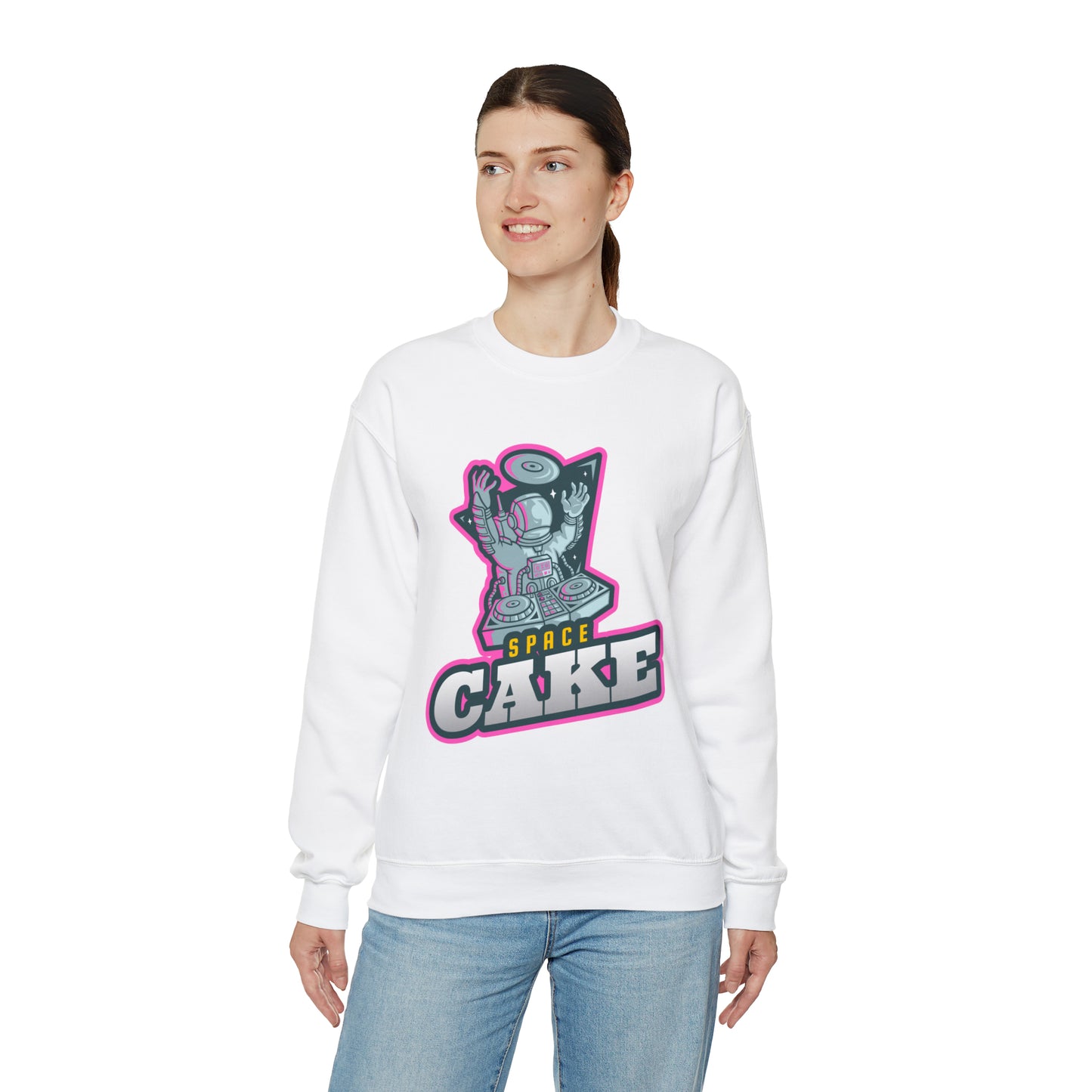 SPACE CAKE Unisex Heavy Blend™ Crewneck Sweatshirt