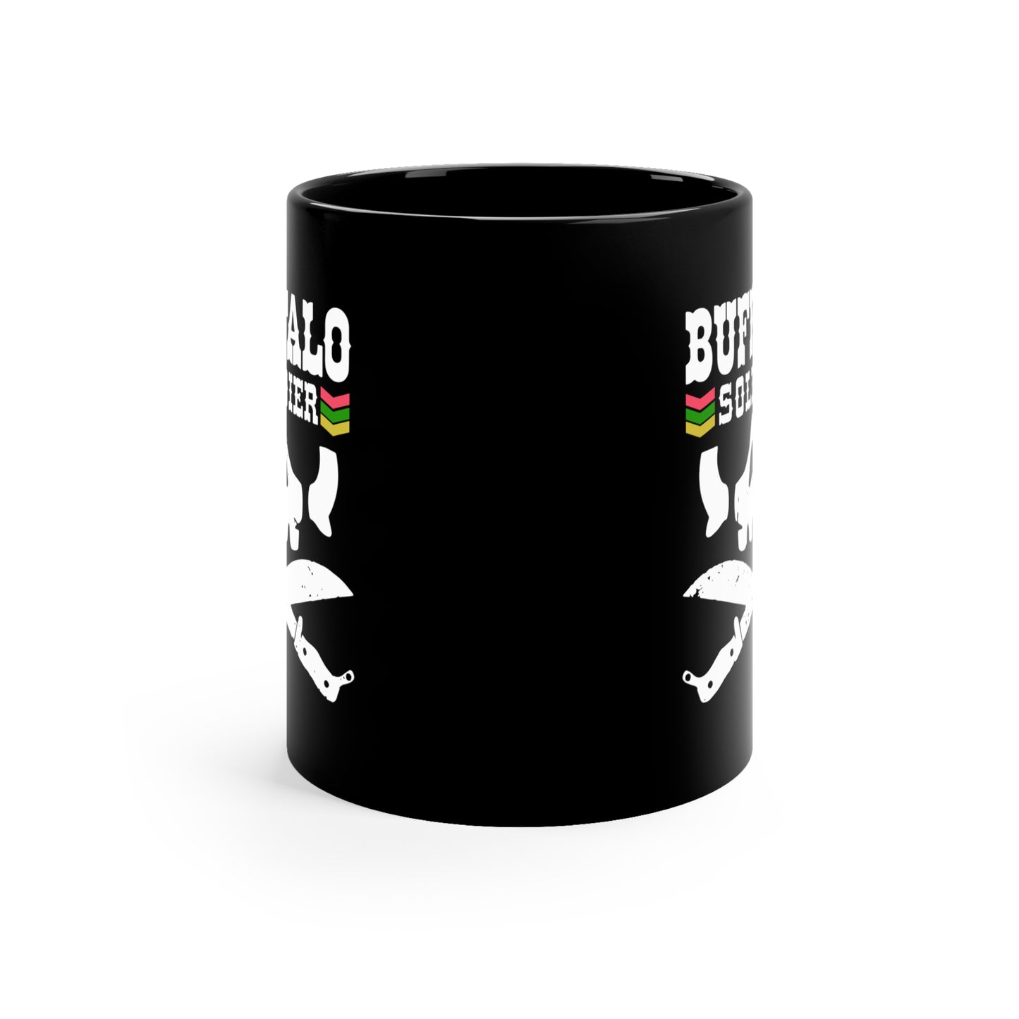BUFFALO SOLDIER Black mug 11oz
