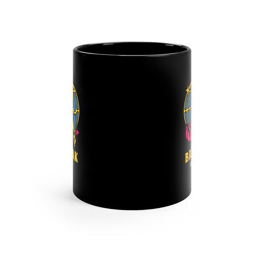 BREAK FREE Black mug 11oz