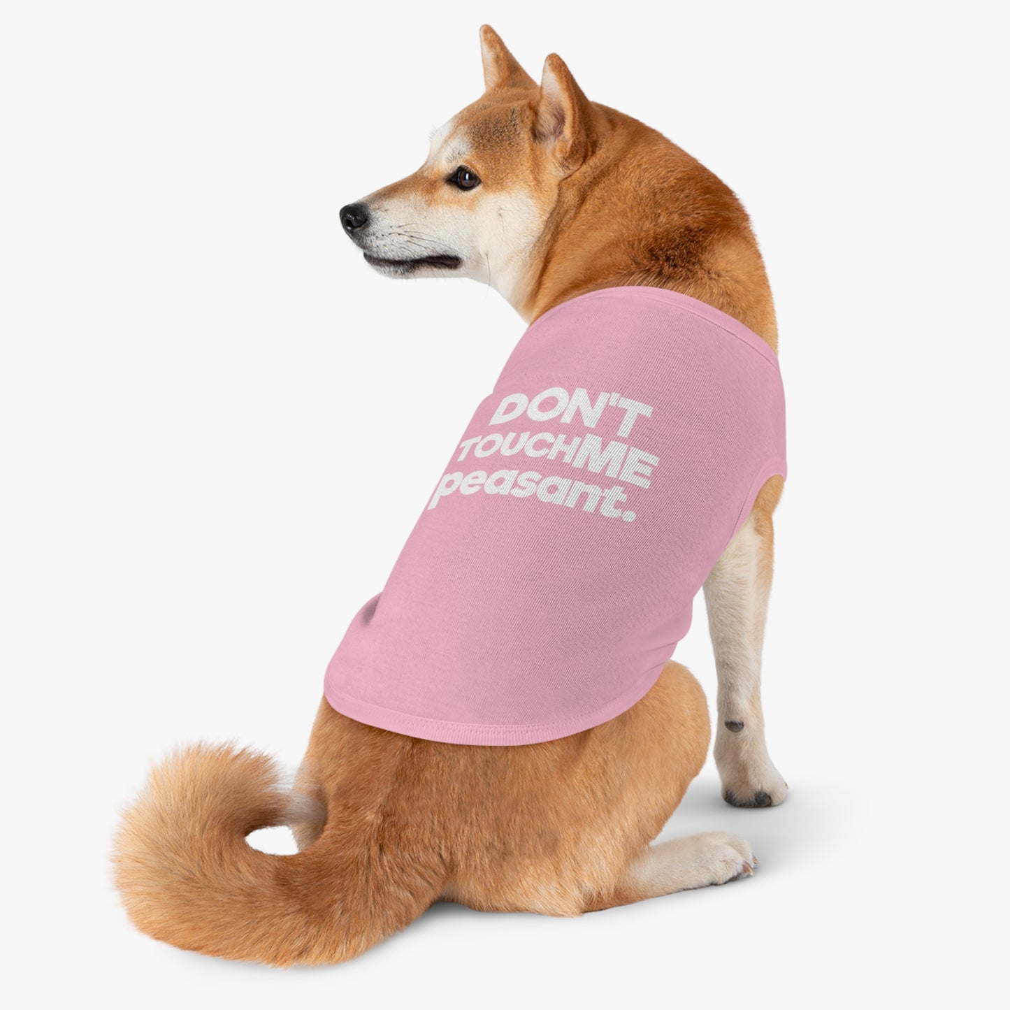 DONT TOUCH ME PEASANT B/P Pet Tank Top