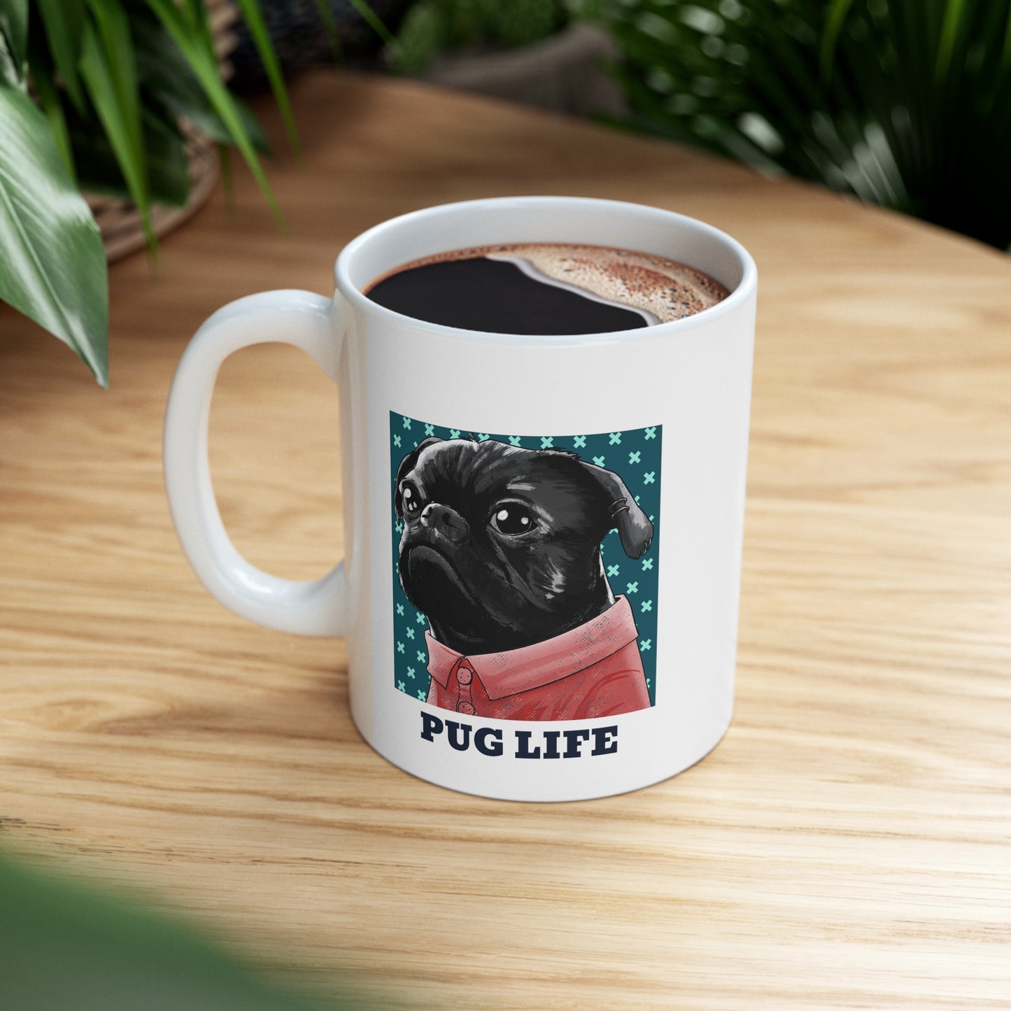 PUG LIFE Ceramic Mug 11oz