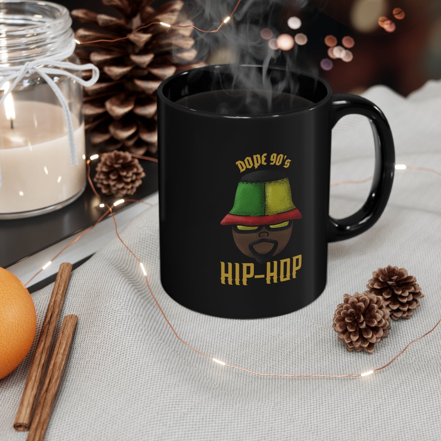 DOPE 90s Black mug 11oz