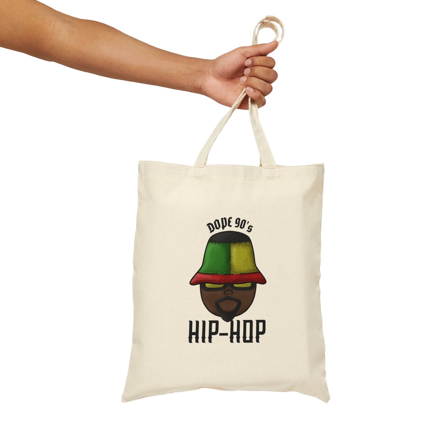 DOPE 90'S VINYL Cotton Canvas Tote Bag