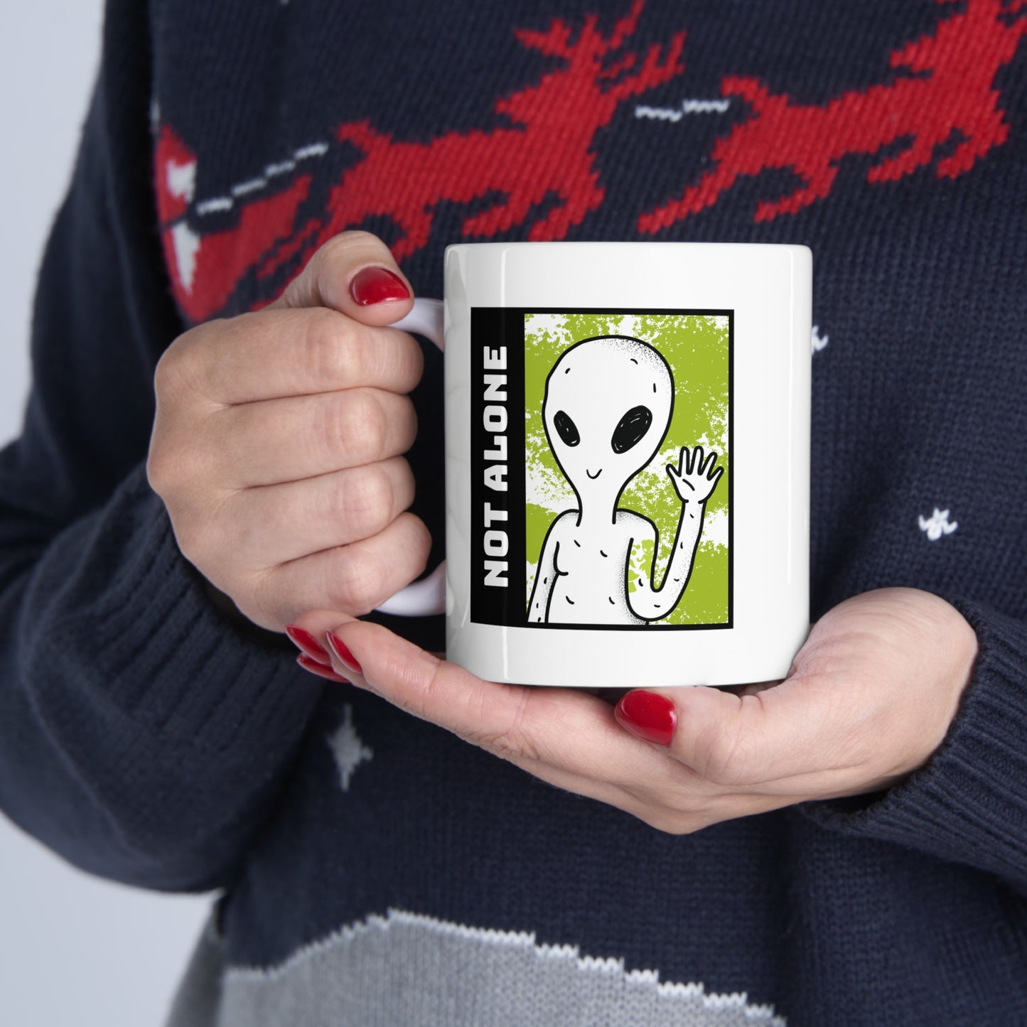 NOT ALONE MUG