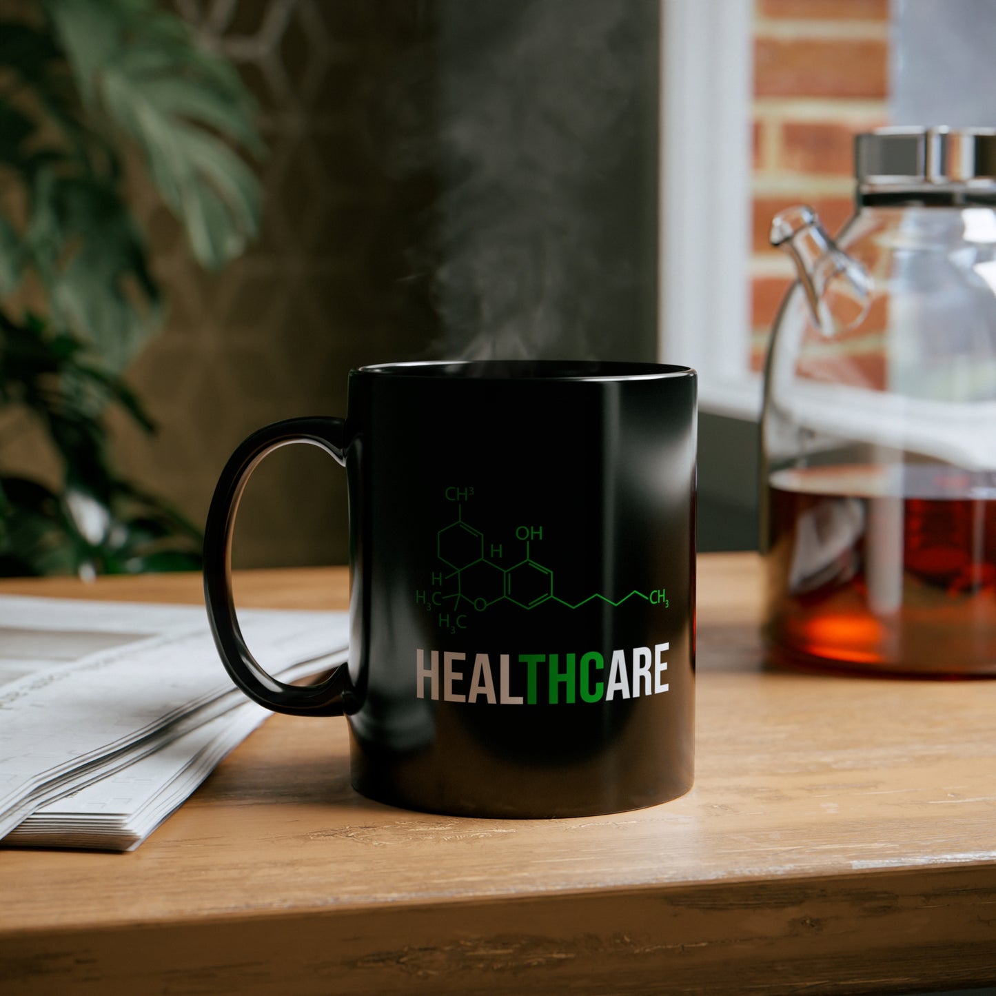 healTHCcare Black mug 11oz