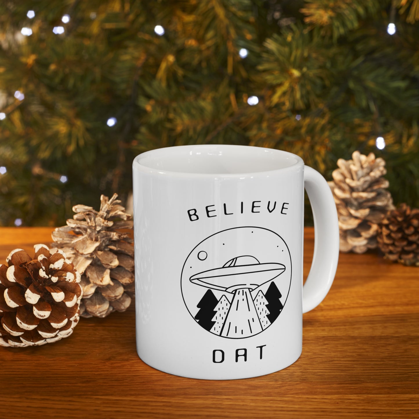 BELIEVE DAT MUG