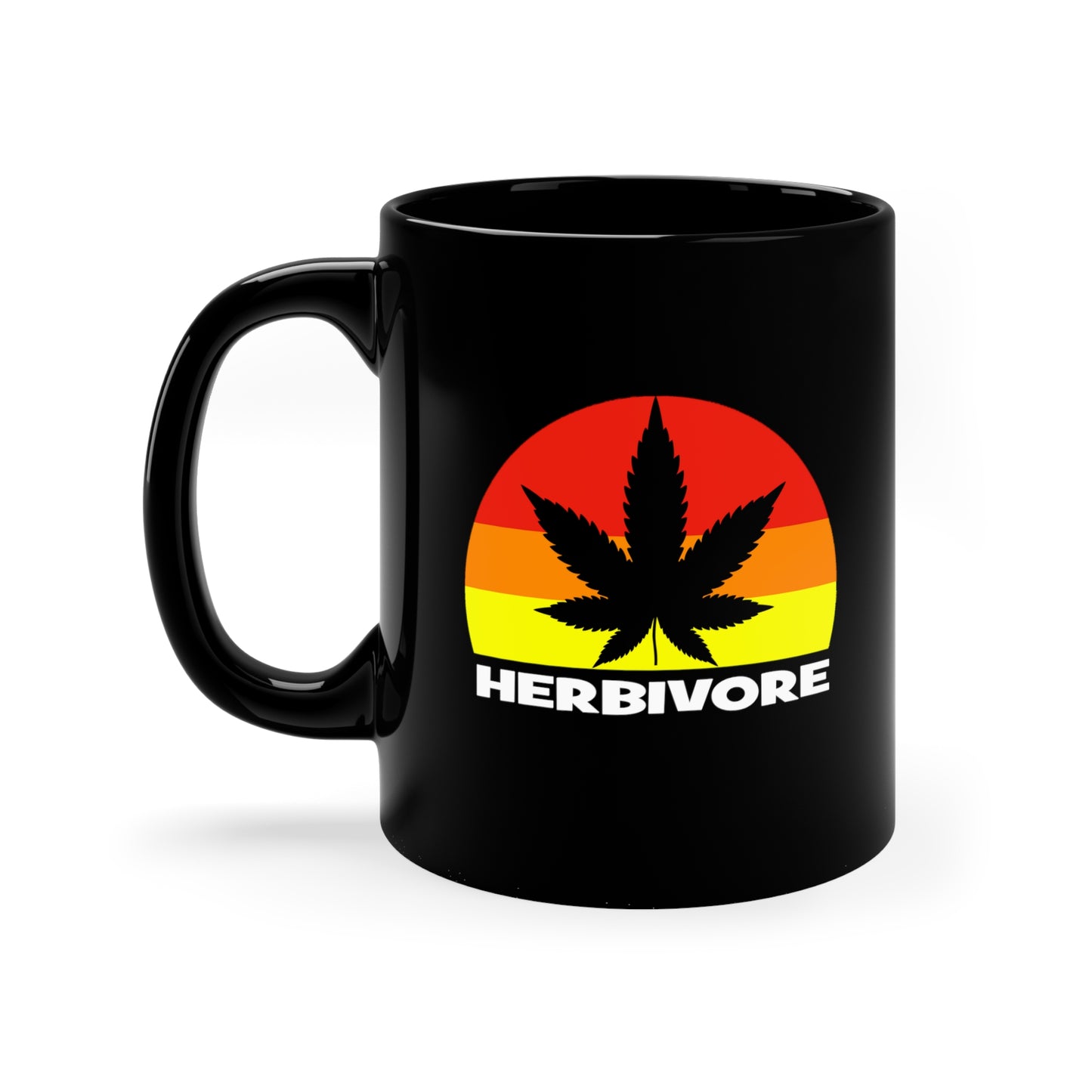 HERBIVORE Black mug 11oz