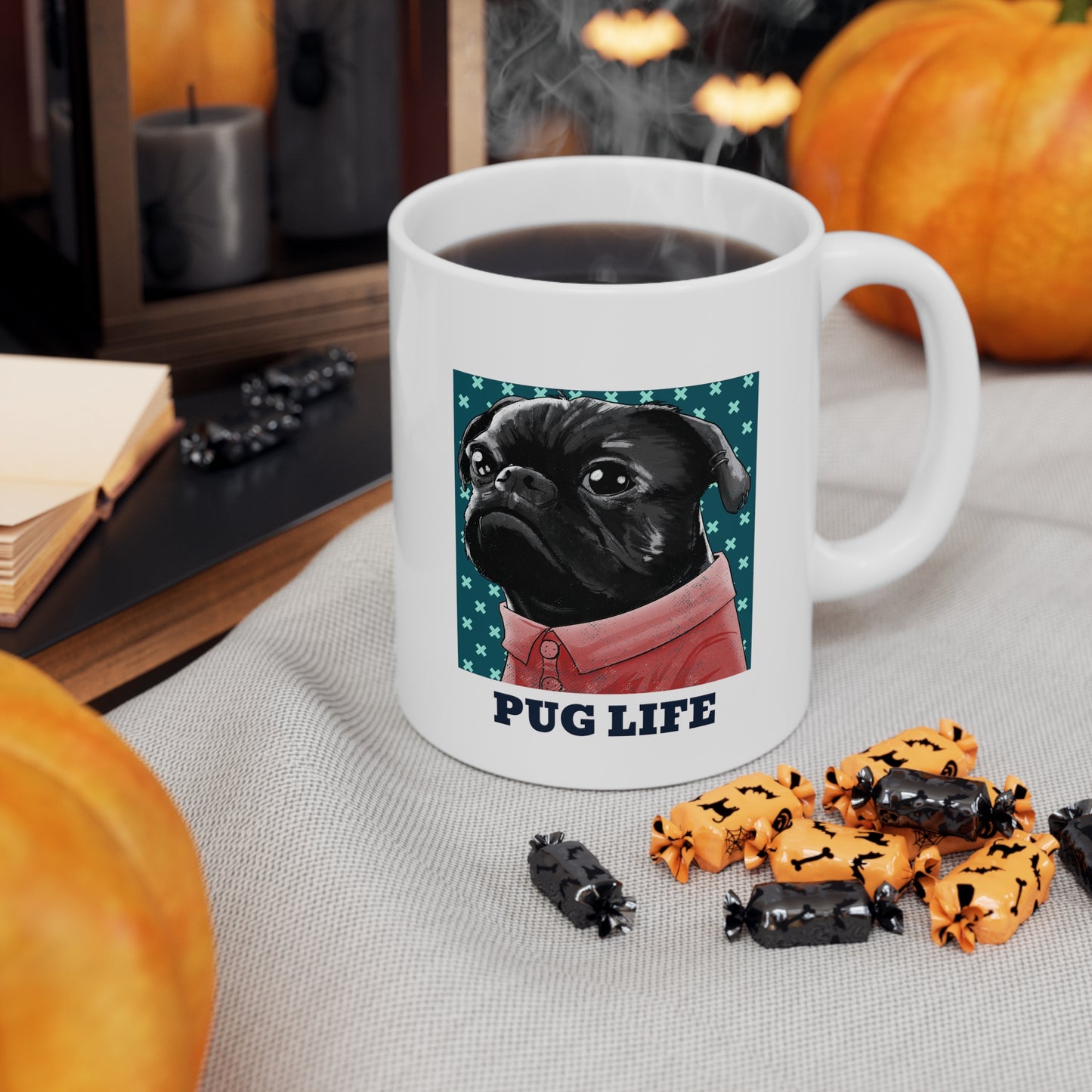 PUG LIFE Ceramic Mug 11oz
