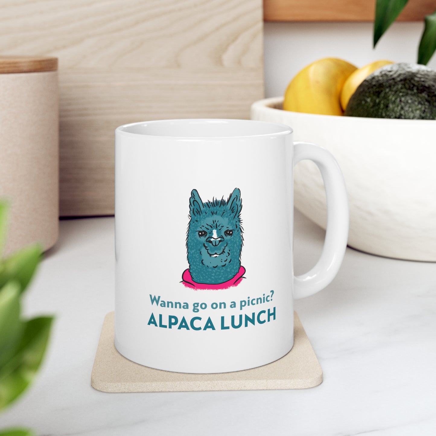 Alpacha Lunch Ceramic Mug 11oz
