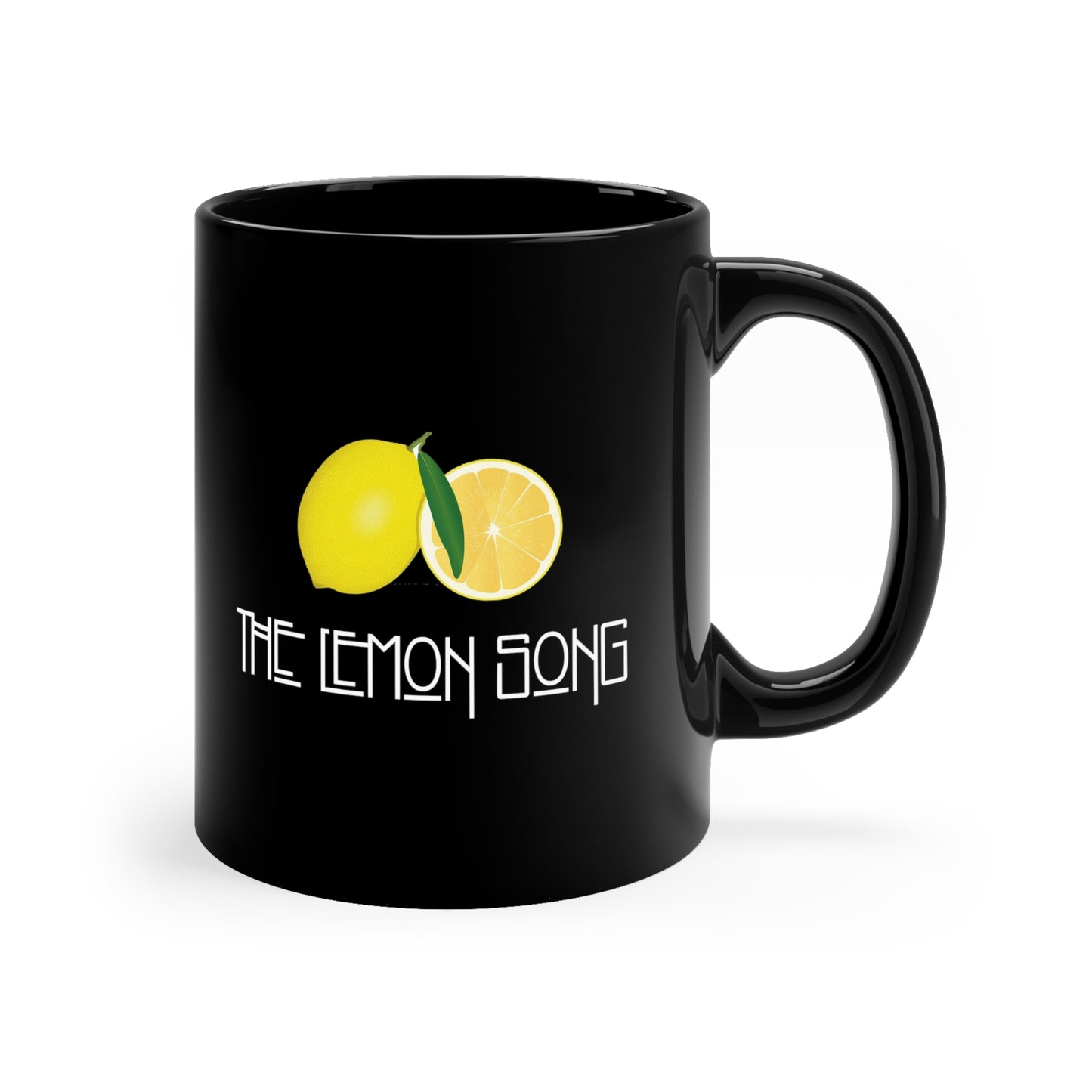 THE LEMON SONG Black mug 11oz