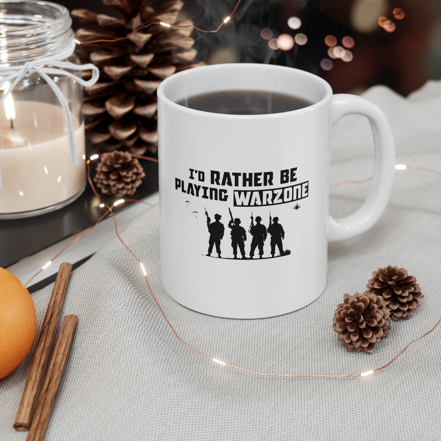 I'D RATHER BE PLAYING WARZONE MUG