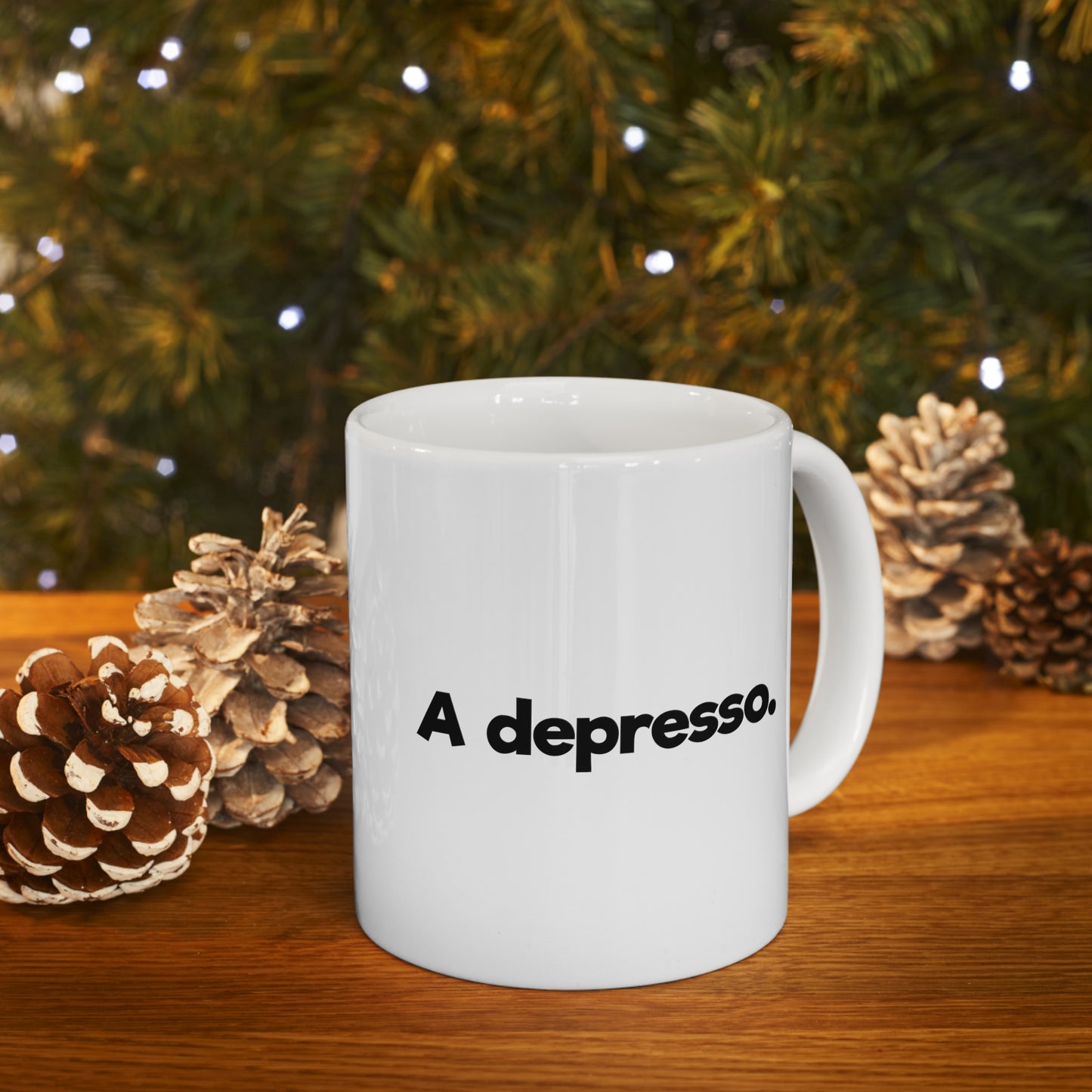 DEPRESSO Ceramic Mug 11oz