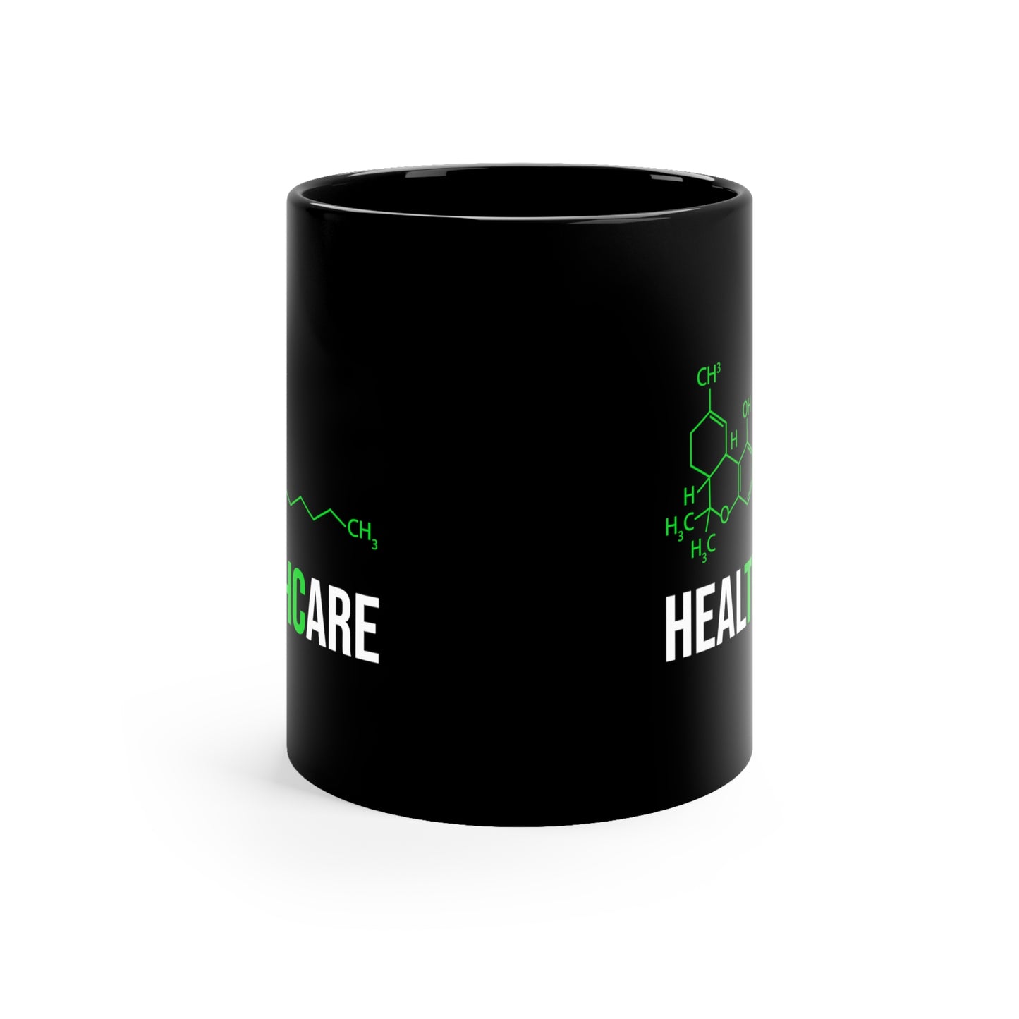 healTHCcare Black mug 11oz