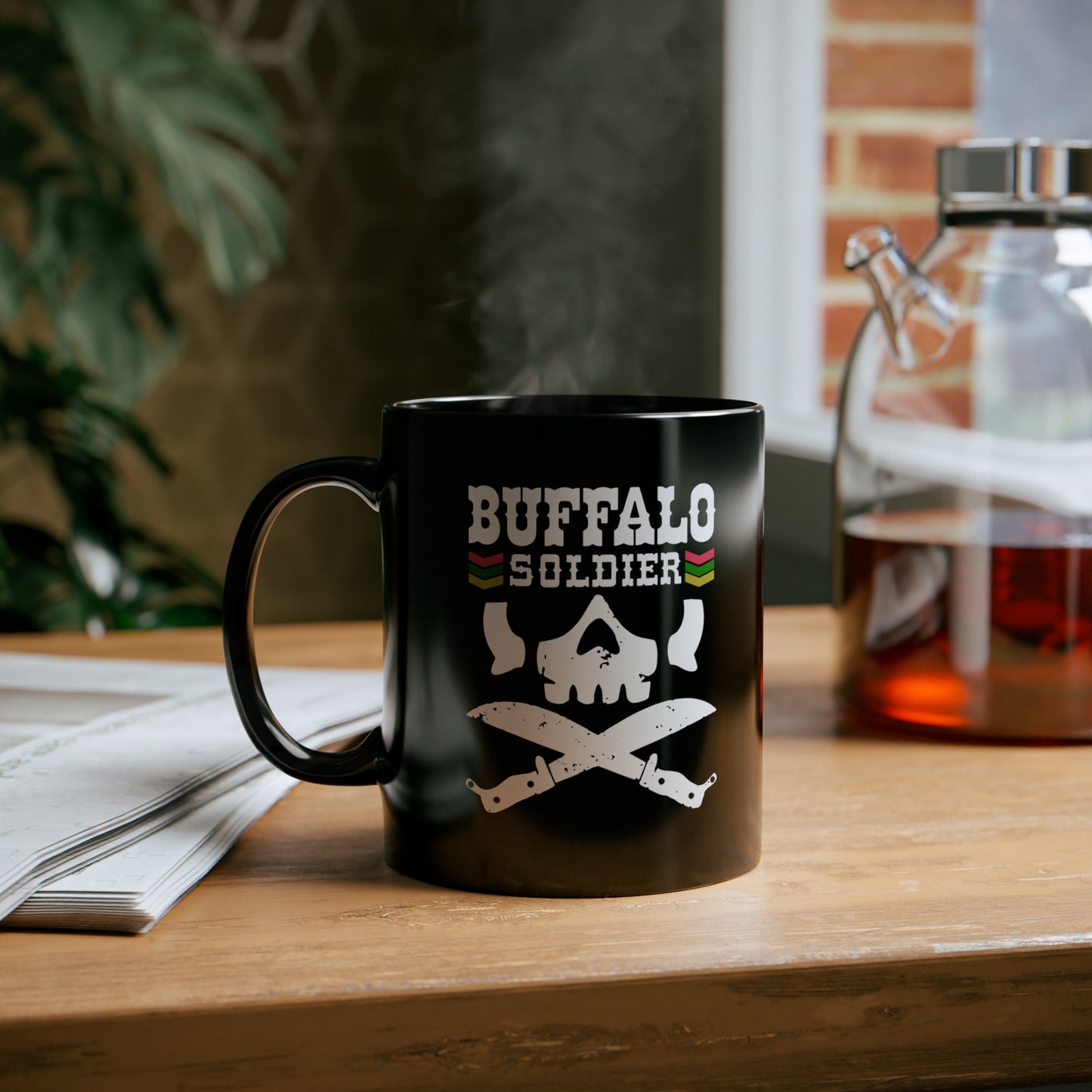 BUFFALO SOLDIER Black mug 11oz