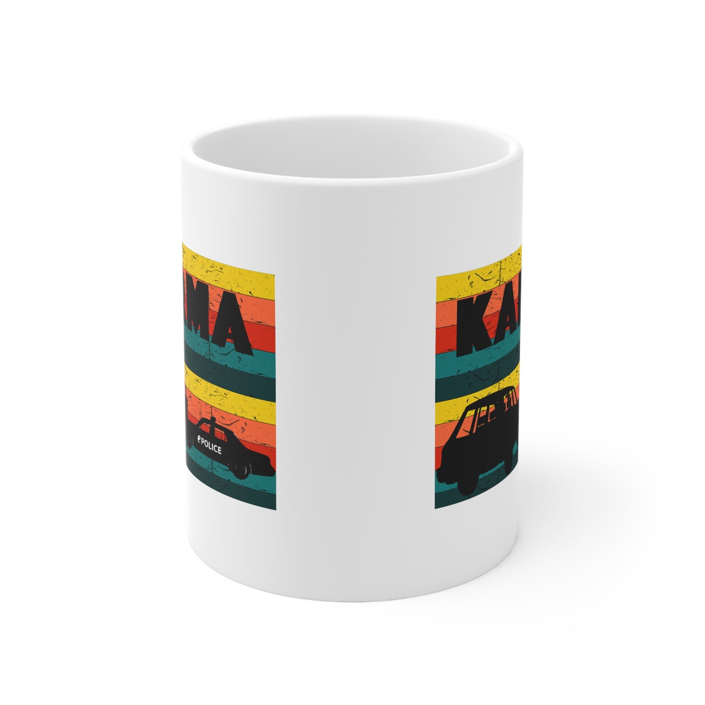 KARMA POLICE Ceramic Mug 11oz