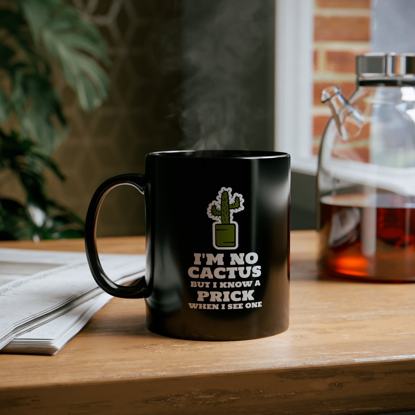 I'M NO PRICK Black mug 11oz
