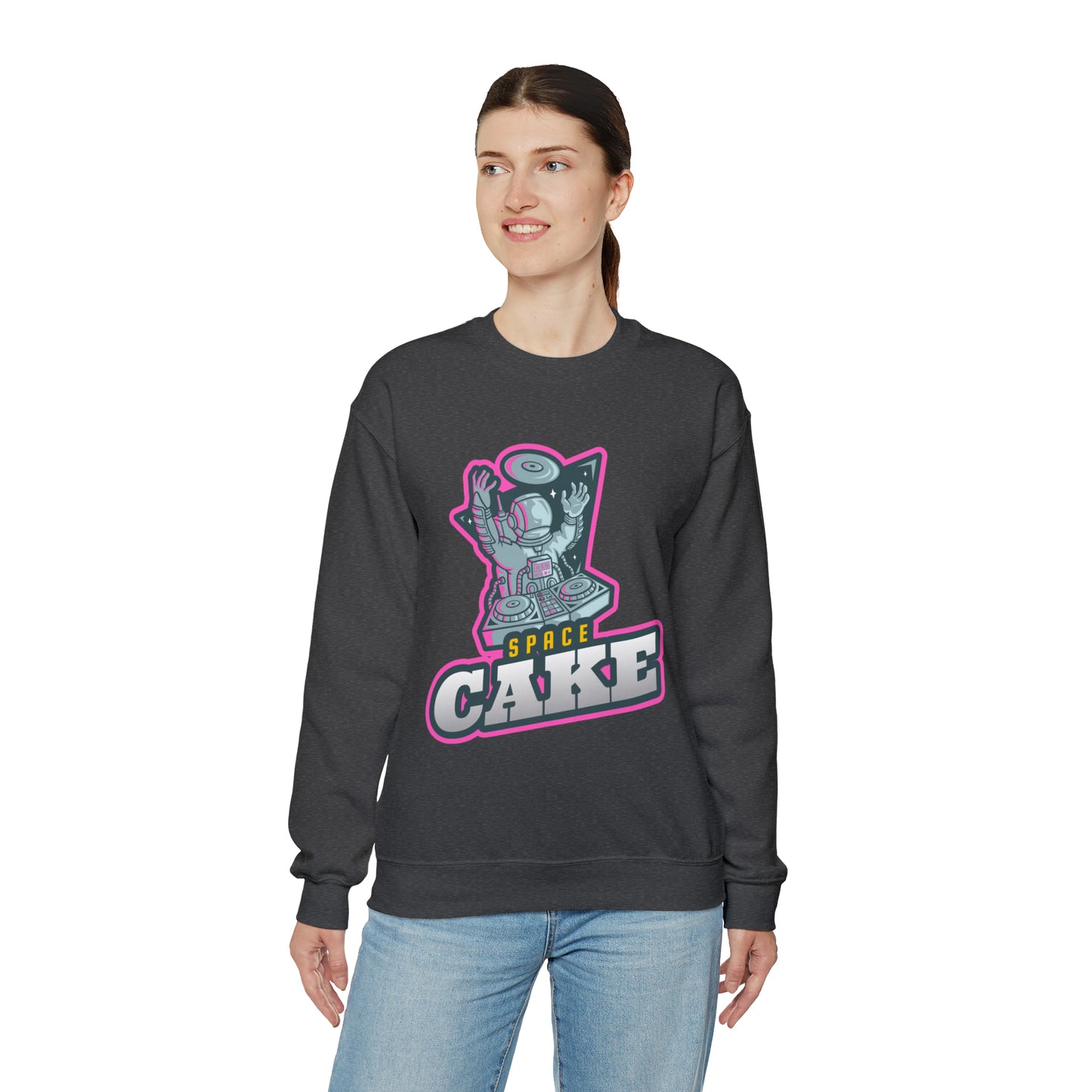 SPACE CAKE Unisex Heavy Blend™ Crewneck Sweatshirt