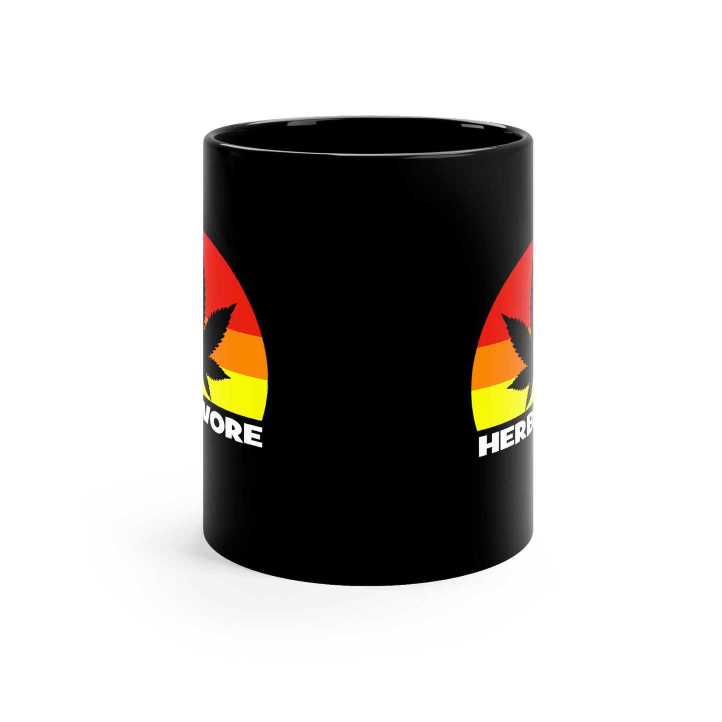HERBIVORE Black mug 11oz