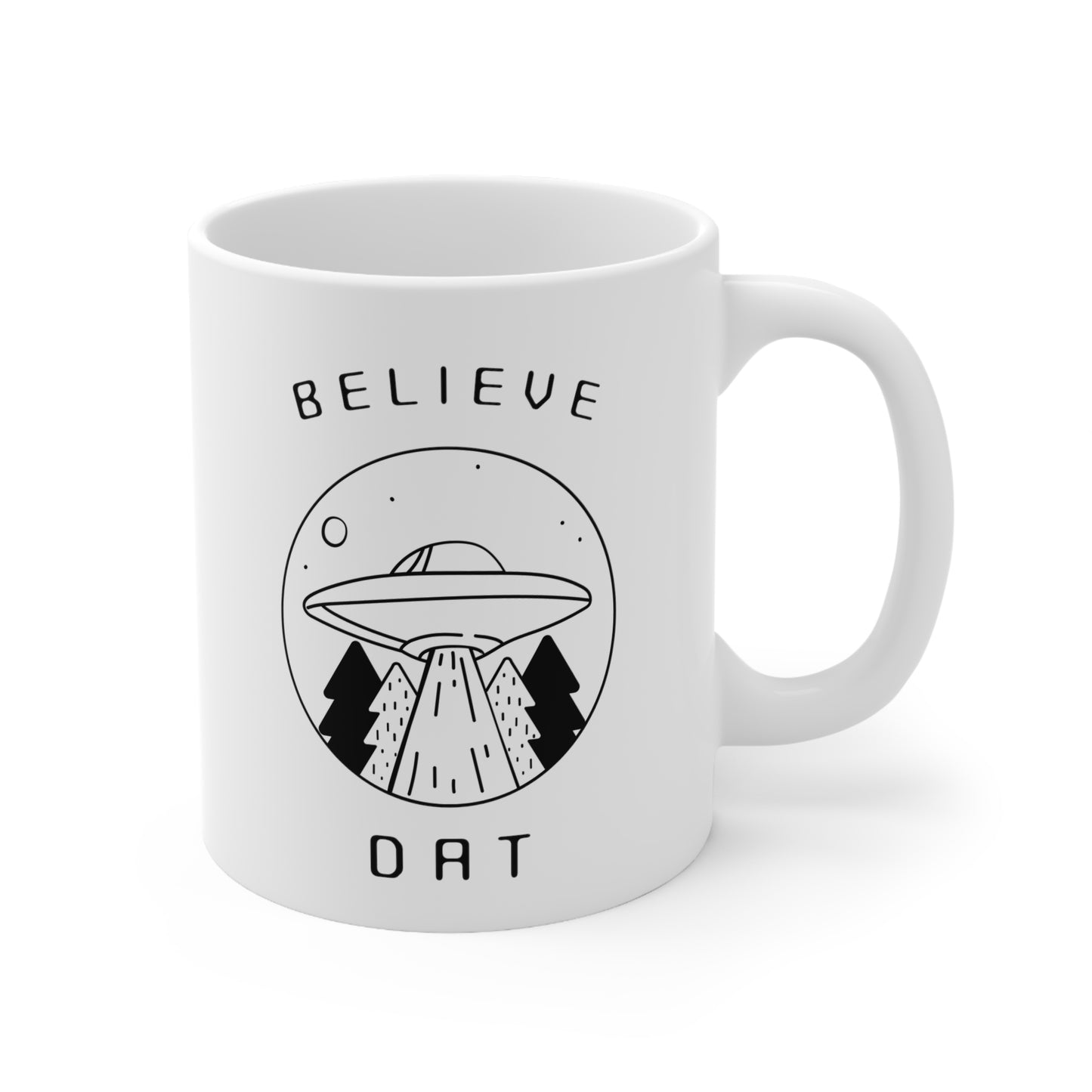 BELIEVE DAT MUG