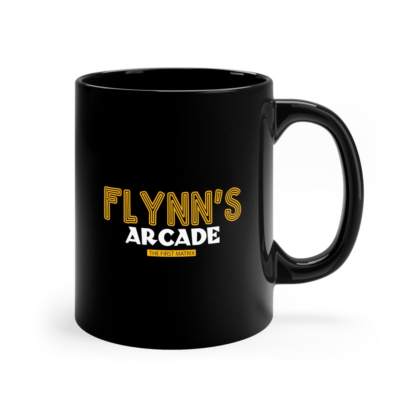 FLYNN'S Black mug 11oz