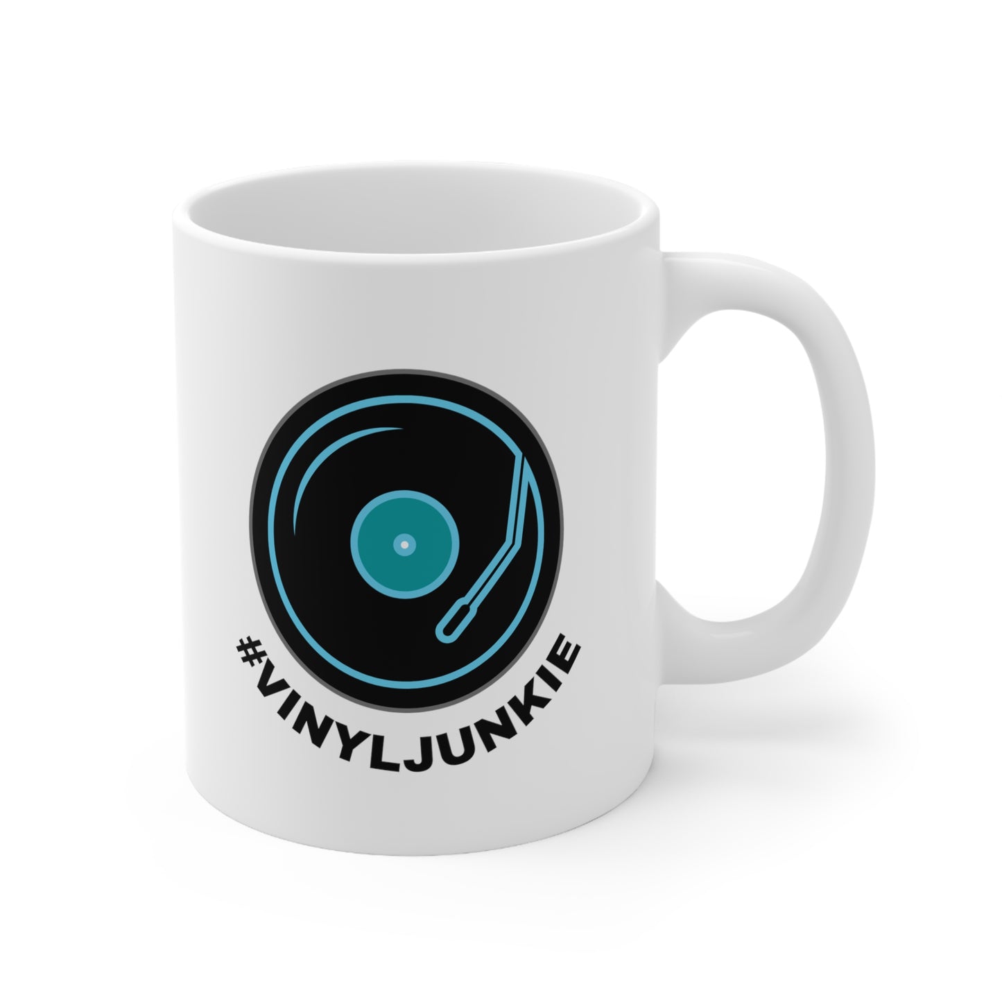VINYL JUNKIE Ceramic Mug 11oz
