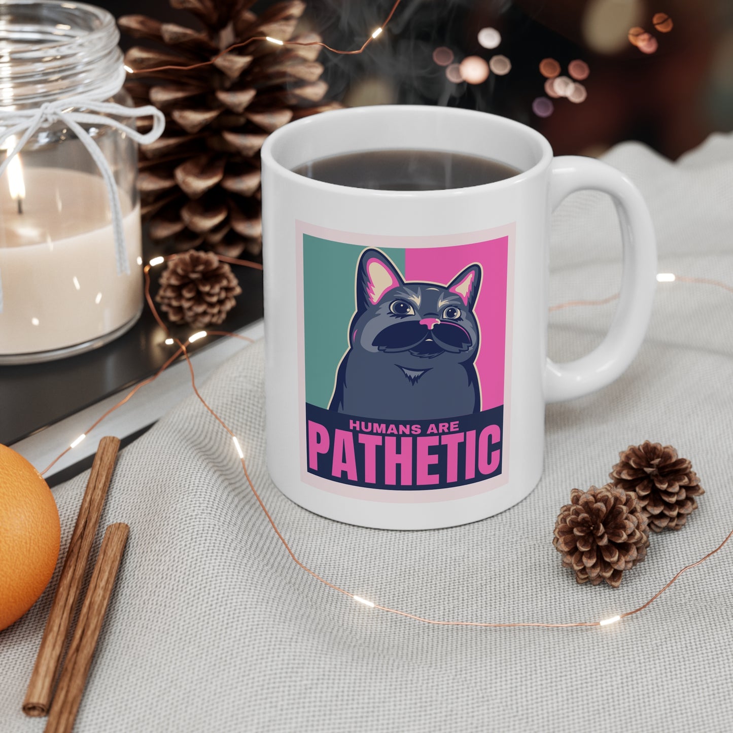 HUMANS R PATHETIC Ceramic Mug 11oz
