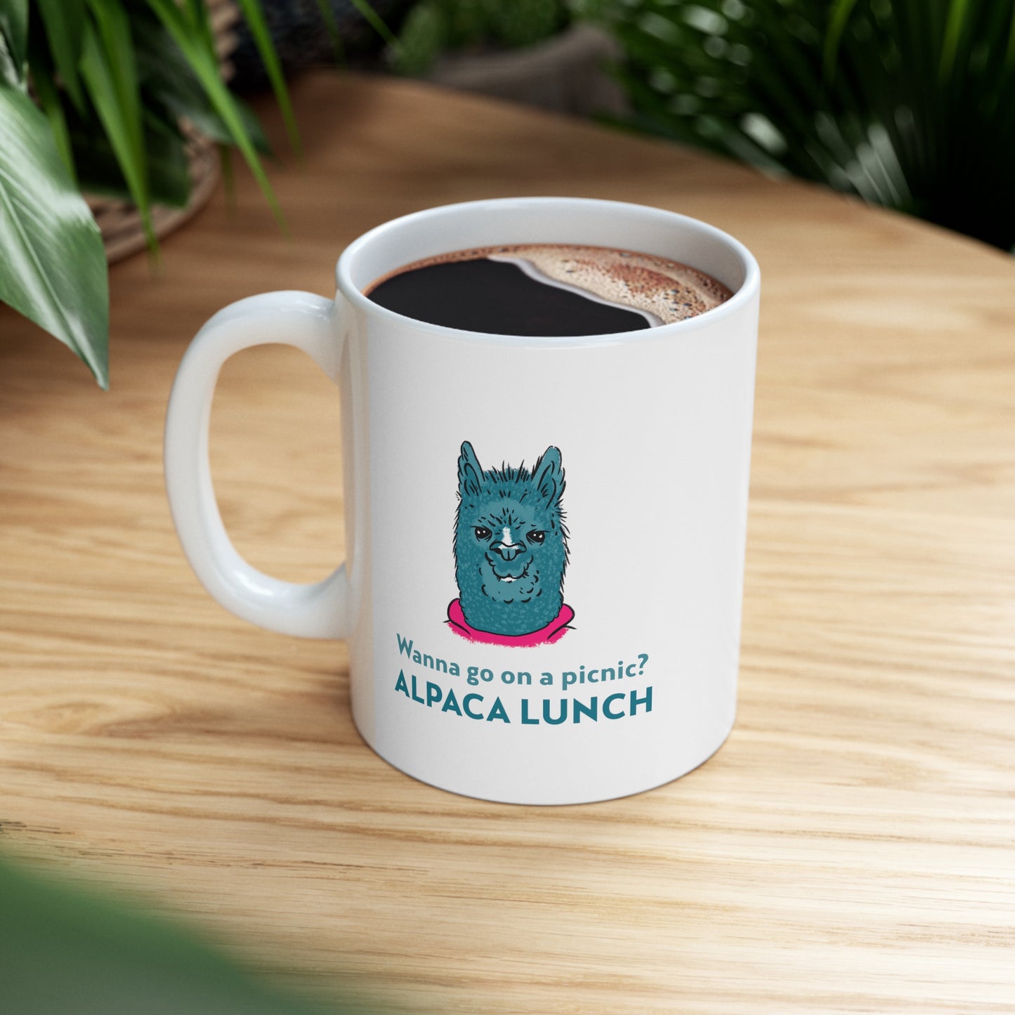 Alpacha Lunch Ceramic Mug 11oz