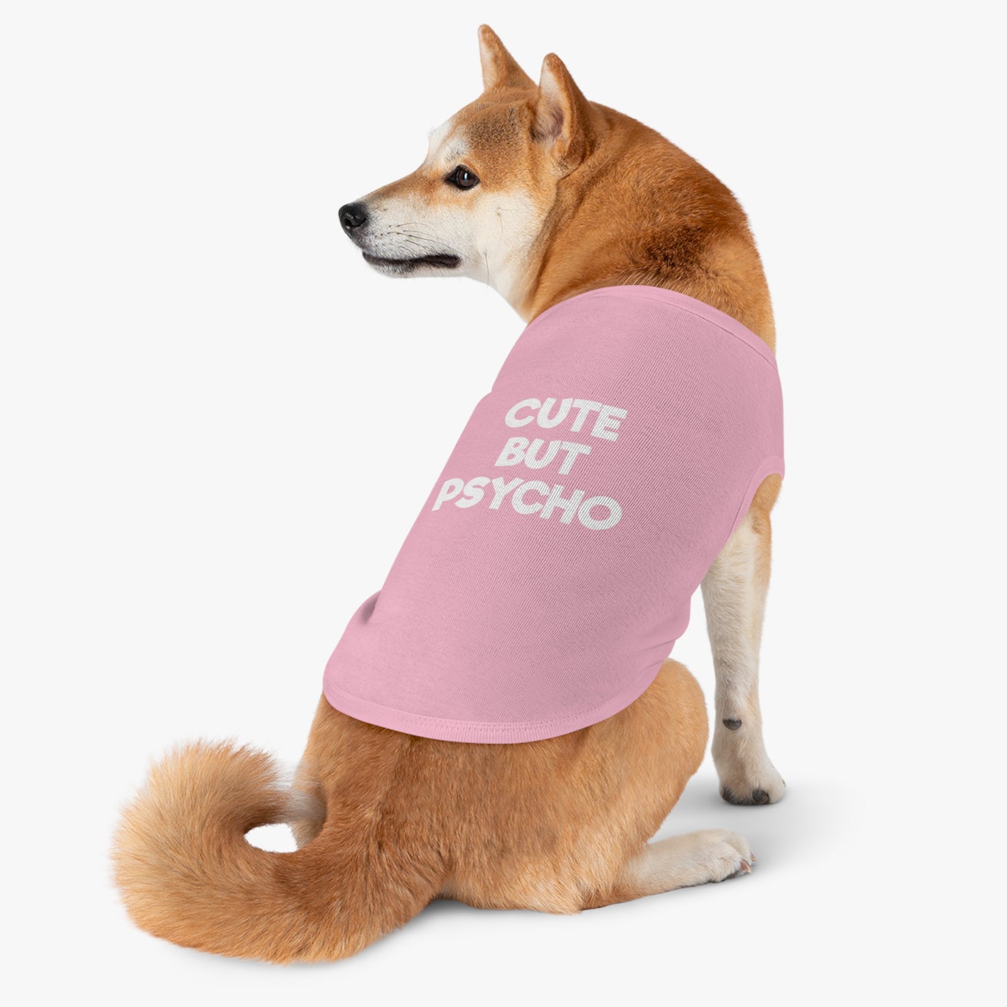 CUTE BUT PSYCHO B/P Pet Tank Top