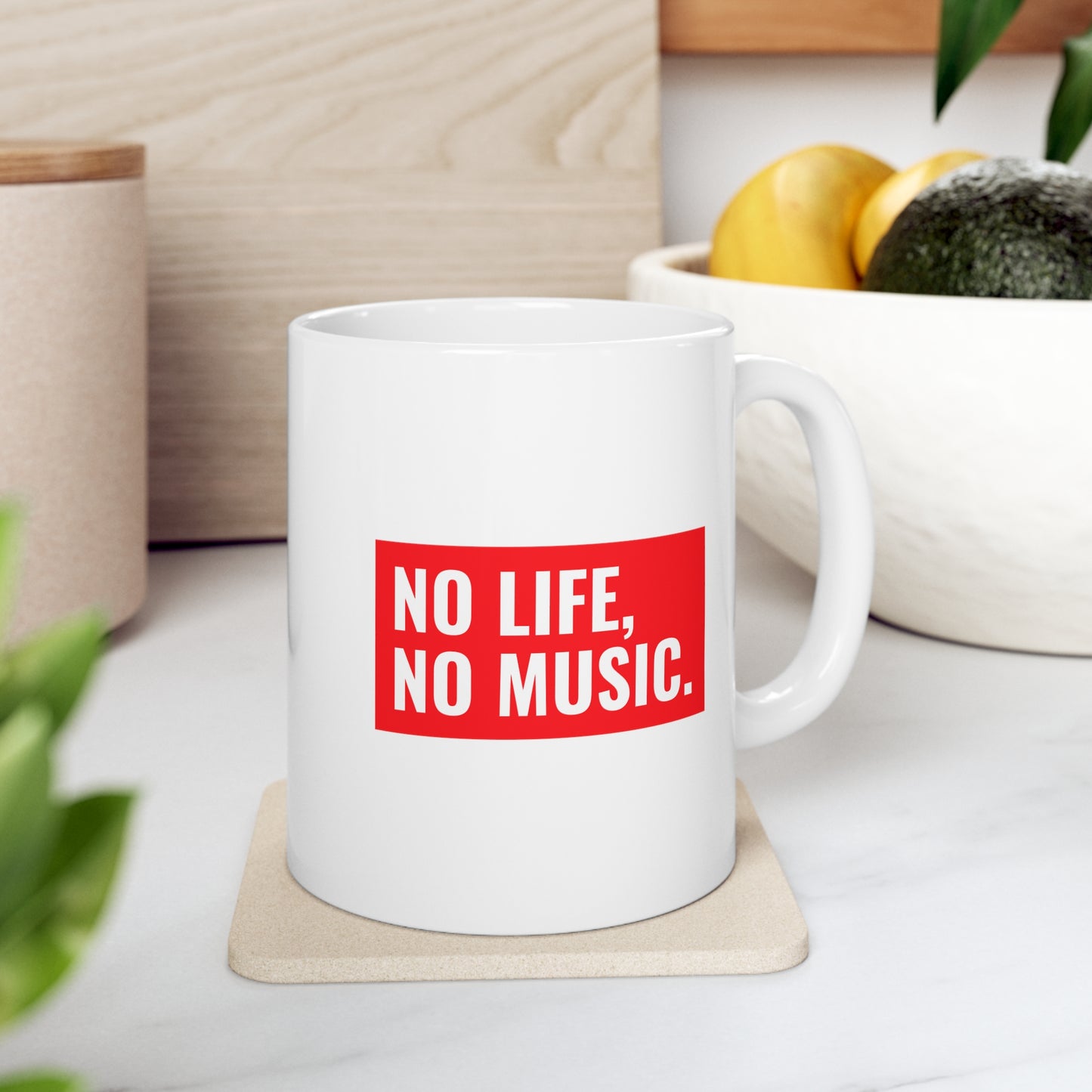 NO MUSIC NO LIFE MUG