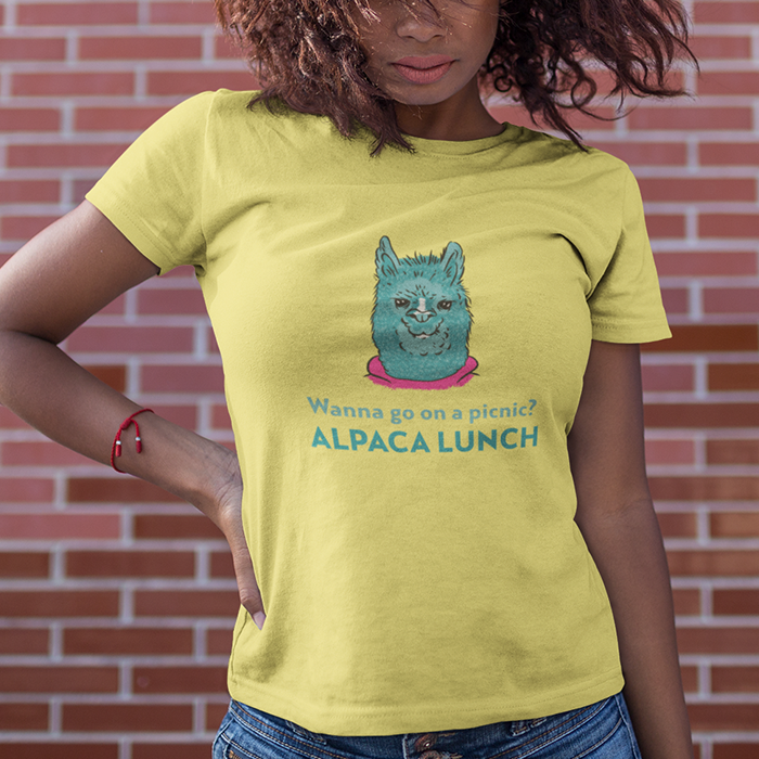 ALPACA LUNCH WOMEN'S TEE